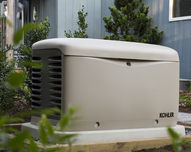 Kohler Generator Outside Home