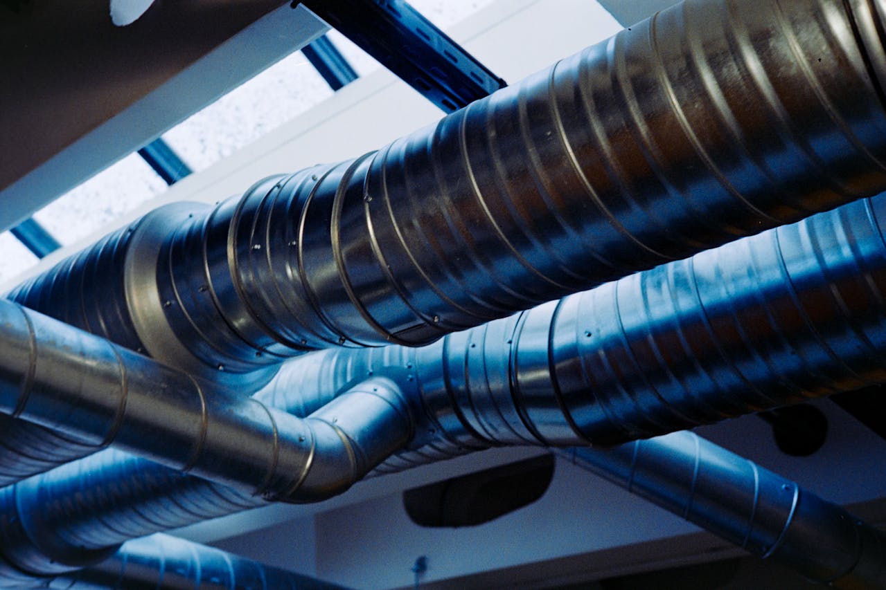 Ventilation system close-up
